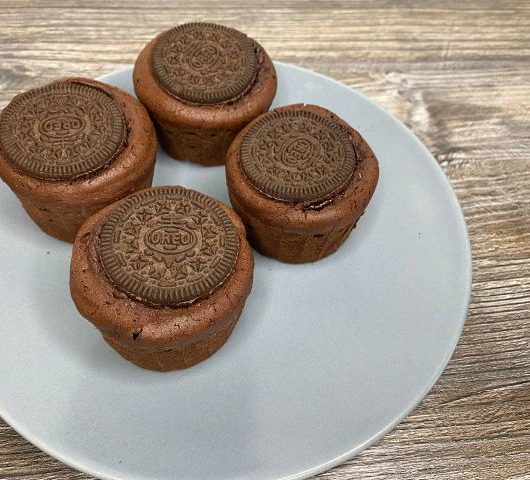 Шоколадные кексы с Oreo – пошаговый рецепт