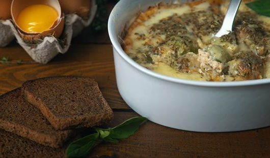 Овощная запеканка под сырной шапкой – пошаговый рецепт
