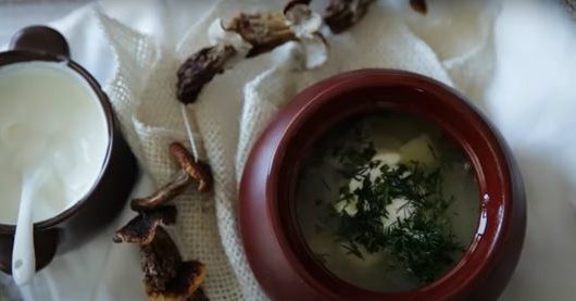 Суп из замороженных лесных грибов с перловкой – пошаговый рецепт