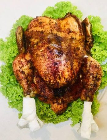 Запеченная курица по-деревенски – пошаговый рецепт