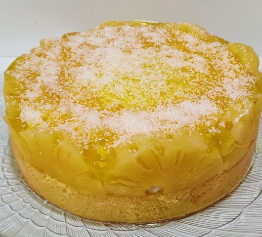 Бархатный торт-суфле с ананасами – пошаговый рецепт