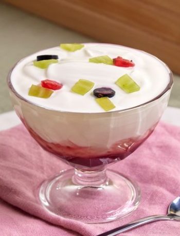 Йогурт со сливками – пошаговый рецепт