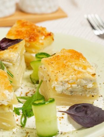 Картофель со сливками по-французски в духовке – пошаговый рецепт