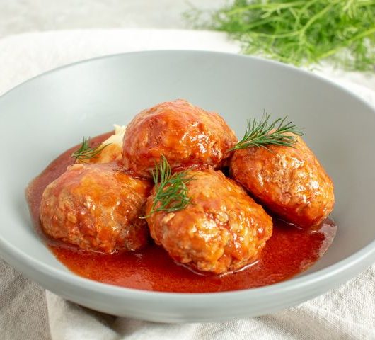 Ежики с томатной пастой – пошаговый рецепт