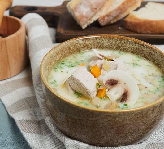 Суп из индейки с грибами – пошаговый рецепт