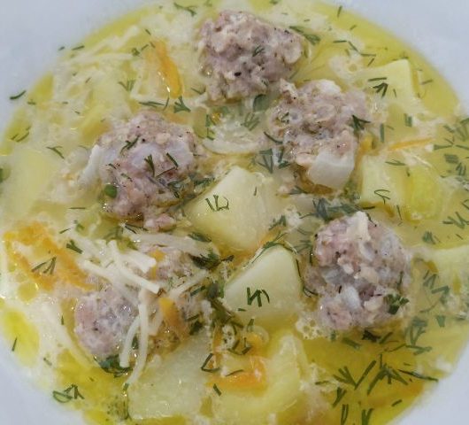Сырный суп с лапшой и фрикадельками – пошаговый рецепт
