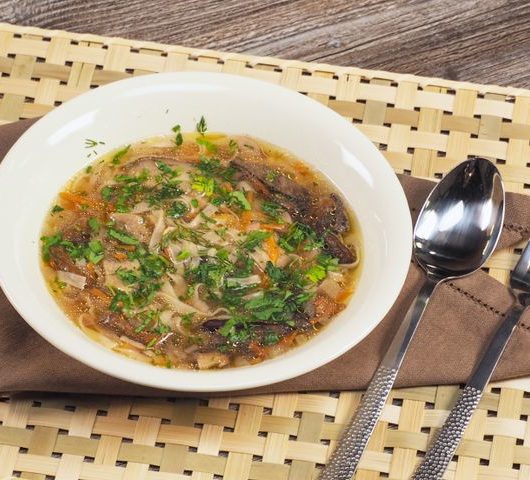 Лапша с сушеными грибами – пошаговый рецепт