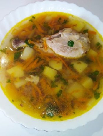 Гречневый суп с куриной голенью – пошаговый рецепт