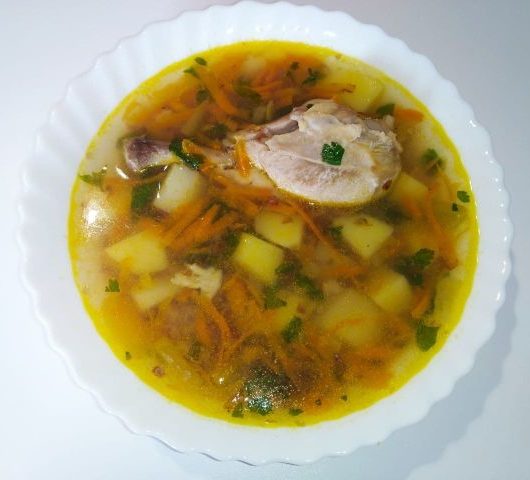 Гречневый суп с куриной голенью – пошаговый рецепт