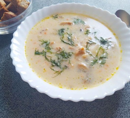 Изысканный сырный суп с грибами – пошаговый рецепт