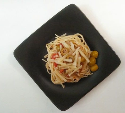 Легкий тунец со спагетти – пошаговый рецепт