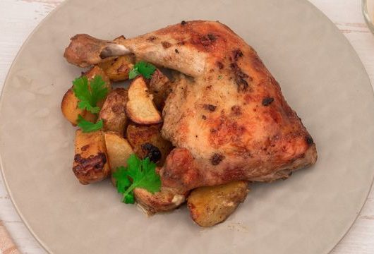 Куриные окорочка с картошкой – пошаговый рецепт