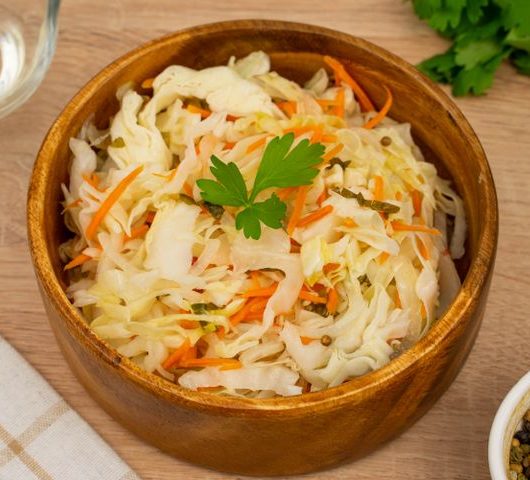 Маринованная капуста с морковью – пошаговый рецепт