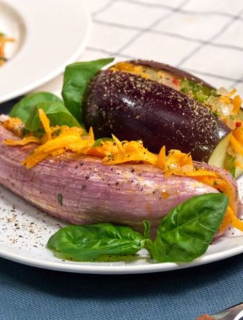 Маринованные баклажаны с морковью – пошаговый рецепт