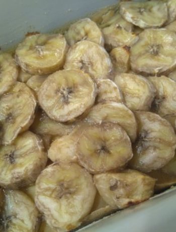 Пирог из рисовой муки с бананом – пошаговый рецепт