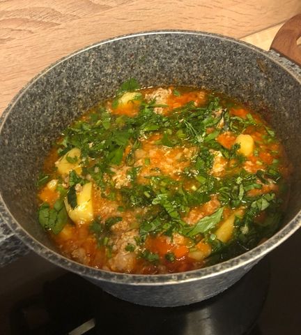 Наваристый суп с тефтелями – пошаговый рецепт