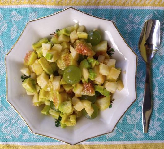 Фруктовый салат с авокадо – пошаговый рецепт