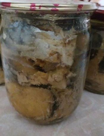 Домашняя консервированная скумбрия в масле – пошаговый рецепт