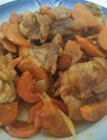 Ароматное чахохбили с куриными окорочками – пошаговый рецепт