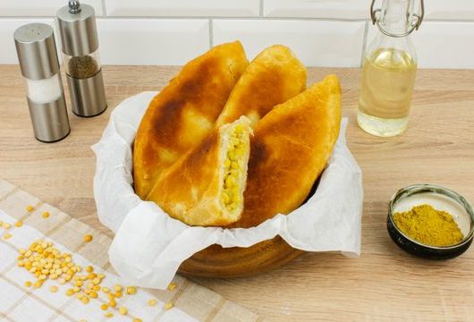 Жареные пирожки с горохом – пошаговый рецепт