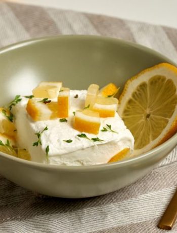 Пломбир с лимонным соком – пошаговый рецепт