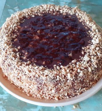 Быстрый ореховый торт из готовых коржей – пошаговый рецепт