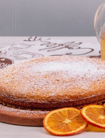 Постный кекс с апельсином – пошаговый рецепт