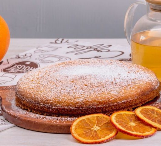 Постный кекс с апельсином – пошаговый рецепт