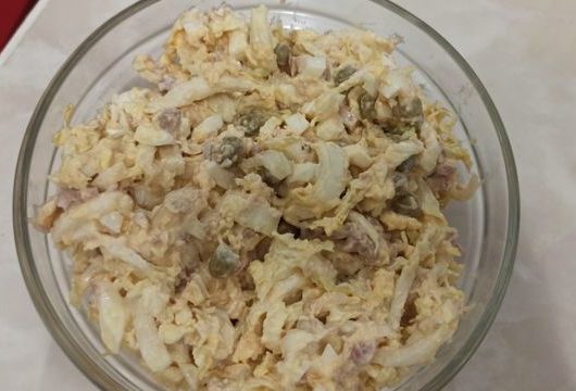 Необычный салат с тунцом – пошаговый рецепт