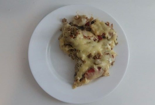 Запеканка с фаршем и макаронами под соусом – пошаговый рецепт