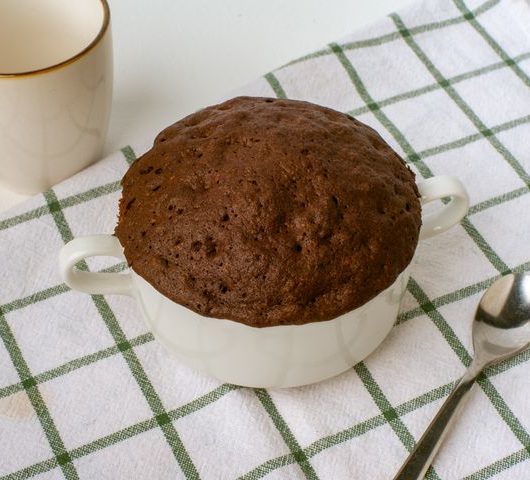 Кекс в кружке с какао – пошаговый рецепт