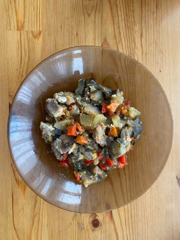 Овощное рагу с баклажанами – пошаговый рецепт
