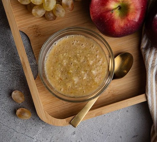Виноградное пюре с яблоком – пошаговый рецепт