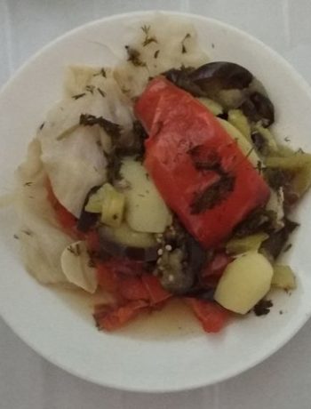 Домашняя басма со свининой и овощами – пошаговый рецепт
