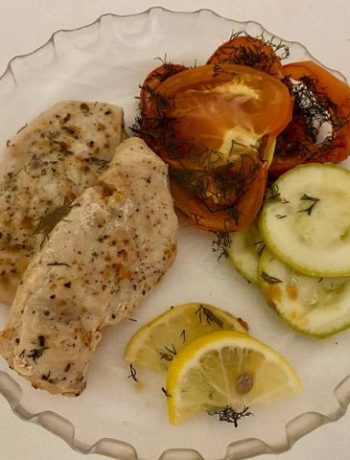 Куриное филе с кабачками и лимоном – пошаговый рецепт