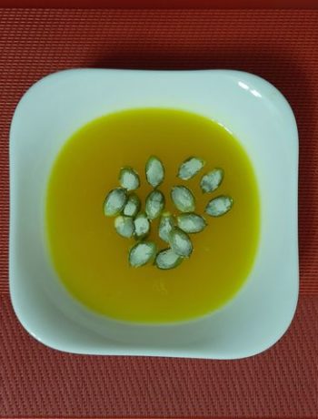 Тыквенный суп-пюре с тыквенными семечками – пошаговый рецепт