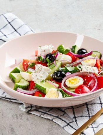 Простой рецепт греческого салата – пошаговый рецепт