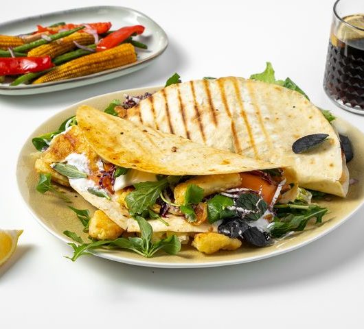 Греческий гриль-салат – пошаговый рецепт
