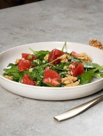 Диетический салат с грейпфрутом – пошаговый рецепт