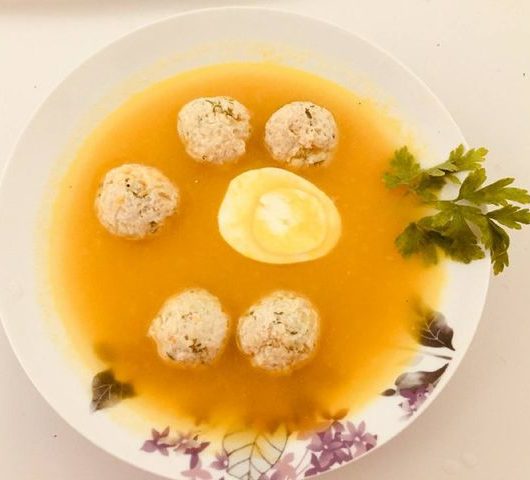 Солнечный тыквенно-кабачковый суп с куриными фрикадельками – пошаговый рецепт