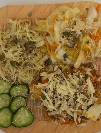 Паста с жареной свининой и капустой по-корейски – пошаговый рецепт