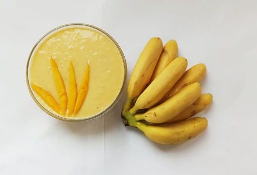 Банан с манго – пошаговый рецепт
