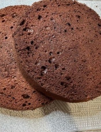 Ароматный шоколадный бисквит – пошаговый рецепт