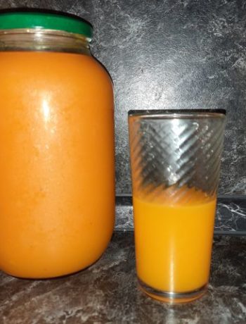 Тыквенный сок «Оранжевое настроение» – пошаговый рецепт