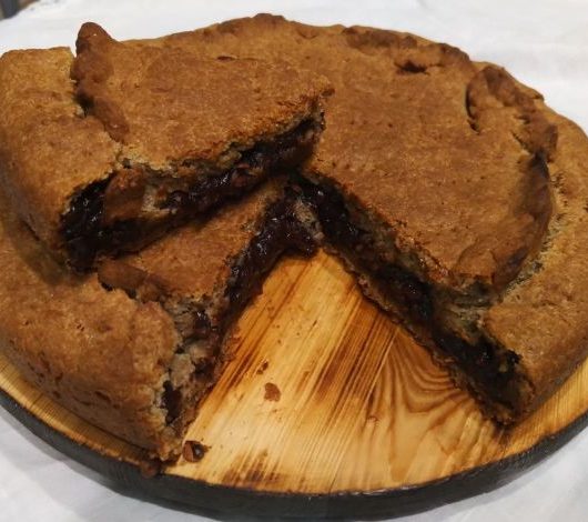Пирог с пареной калиной – пошаговый рецепт