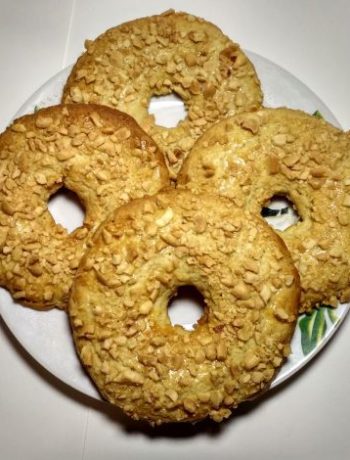 Песочно-арахисовые кольца – пошаговый рецепт