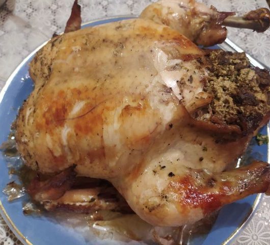 Сочная фаршированная курица – пошаговый рецепт