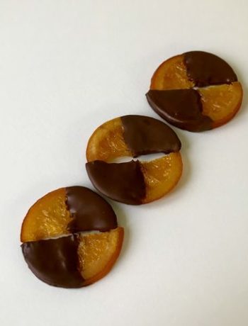 Апельсиновые дольки в шоколаде – пошаговый рецепт