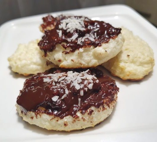 Кокосовое печенье с шоколадом – пошаговый рецепт