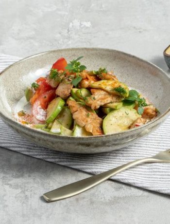 Вкусная индейка с кабачком – пошаговый рецепт
